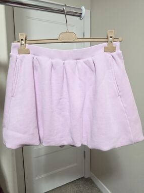 Aerie Bubble Mini Skirt Lavander Pink Size Medium